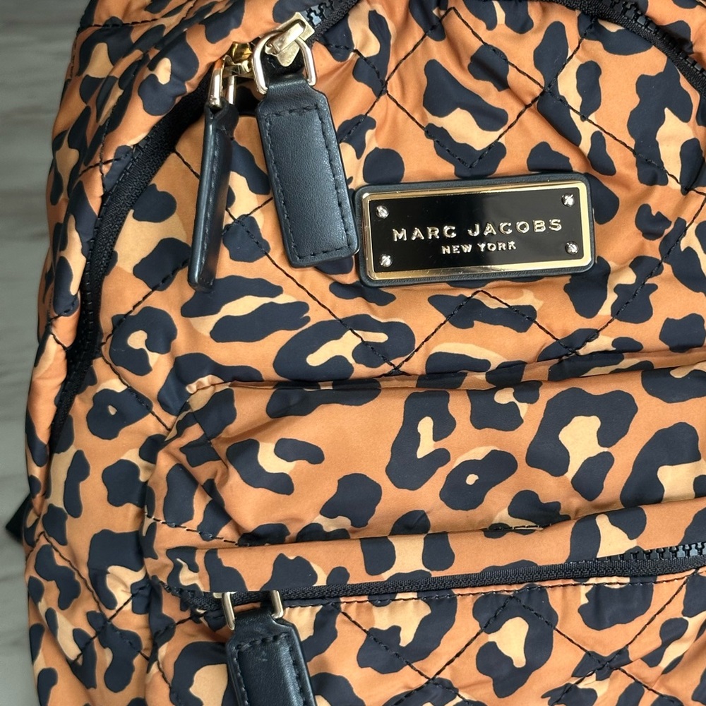 Marc Jacobs Mini Leopard-Print Backpack Authentic - image 4